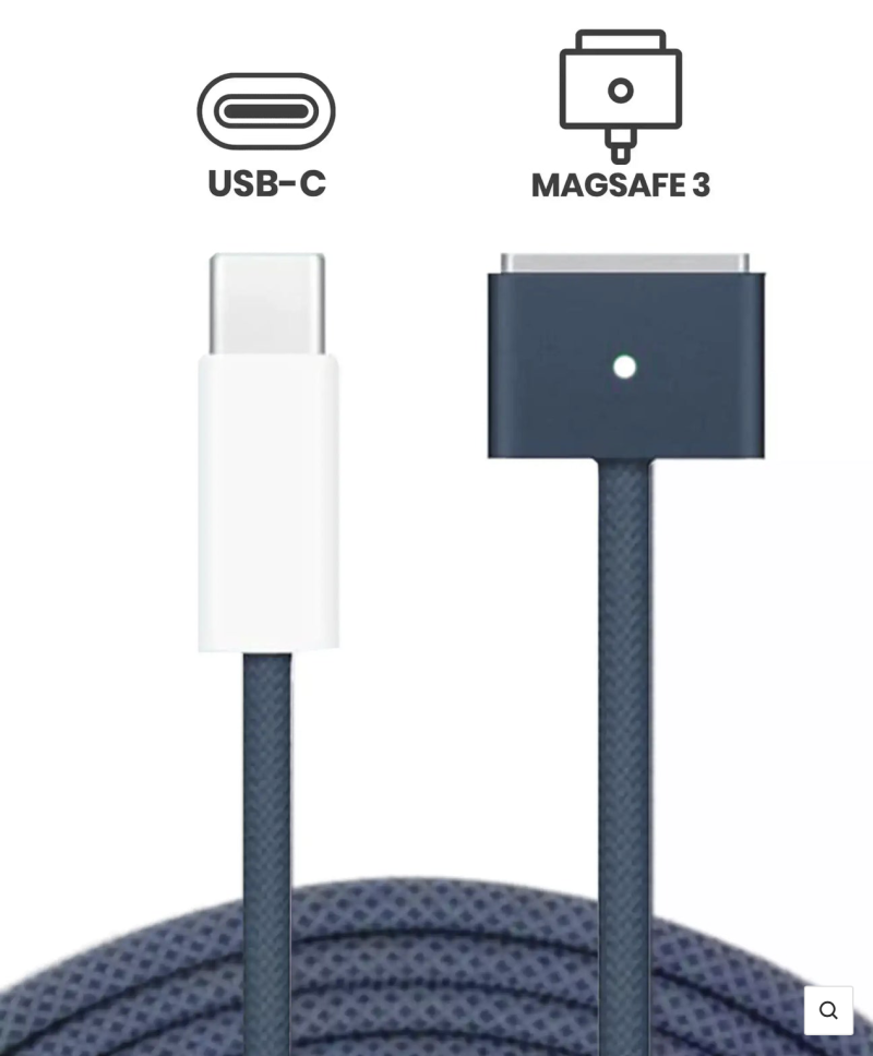 USB-C to MagSafe 3 Cable (2 m) MLYV3 MPL43 MUVQ3 MPL23 MPL33 MDF14 - Image 3